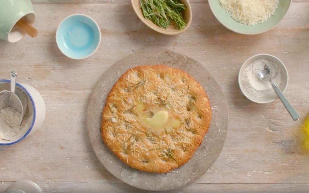 Rosemary and Garlic Focaccia flat bread