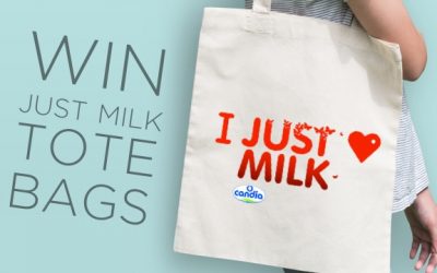 Win JUST MILK Tote Bags