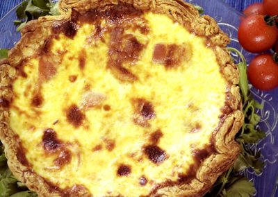 Bacon and Cheese Tart