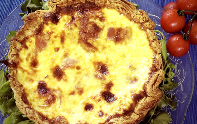 Bacon and Cheese Tart