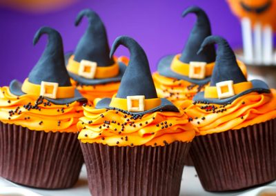 Halloween Sticky Toffee Cupcakes