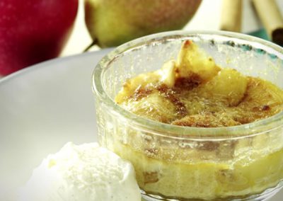 Apple and Pear Gratin
