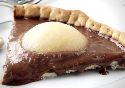 Chocolate and Pear Tart