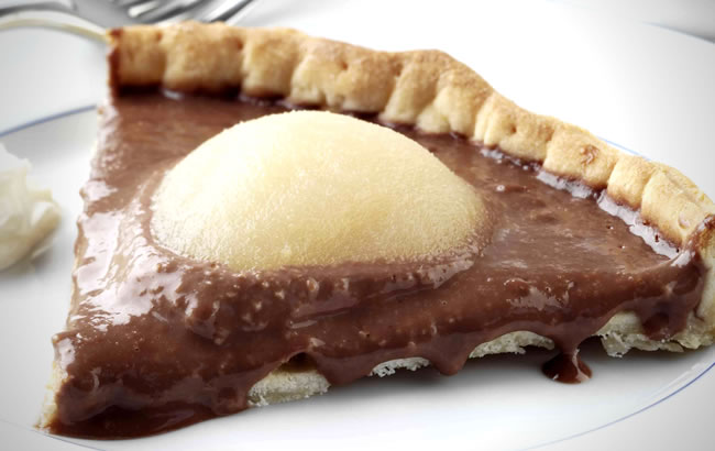 Chocolate and Pear Tart