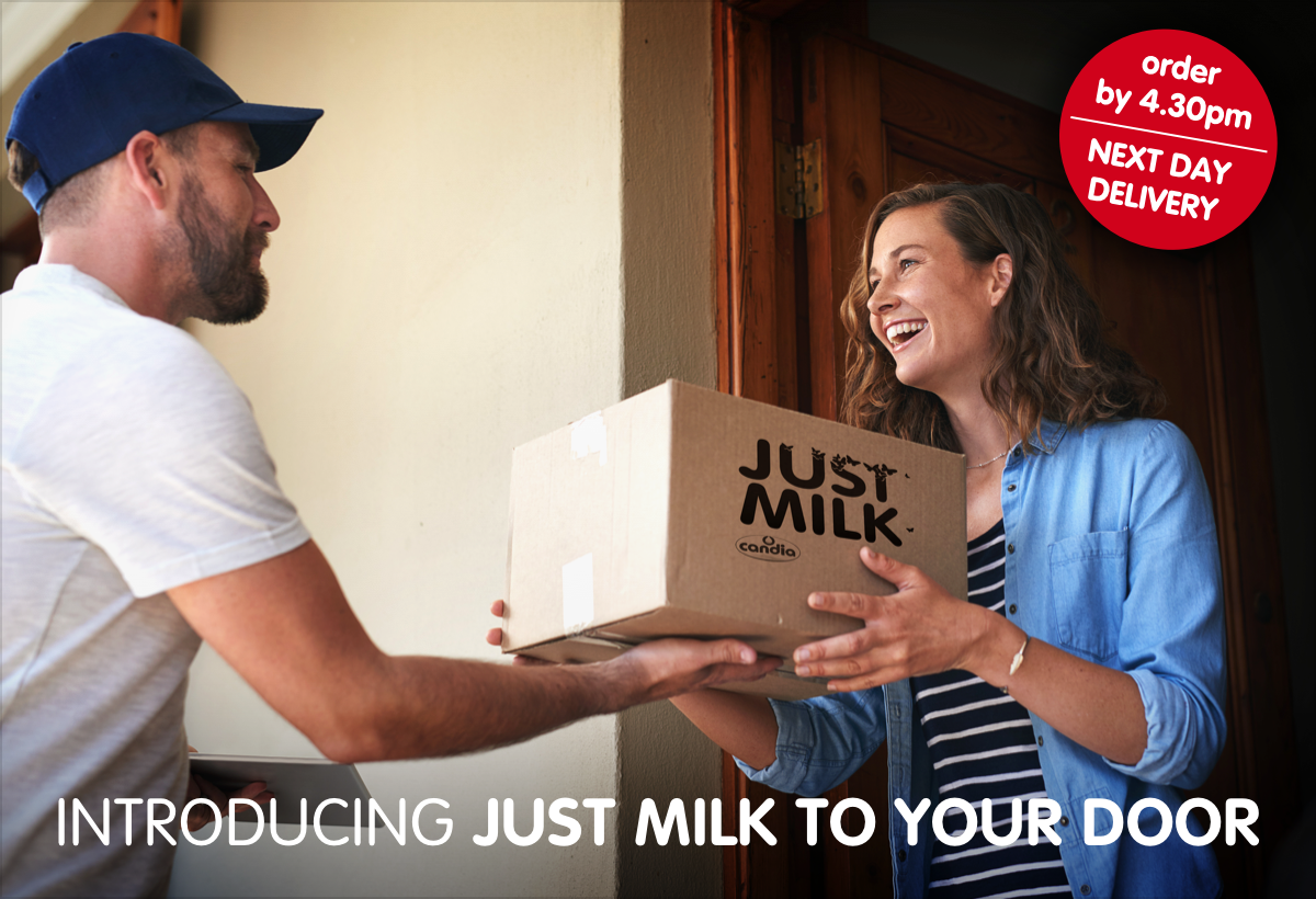 Introducing JUST MILK direct to your door