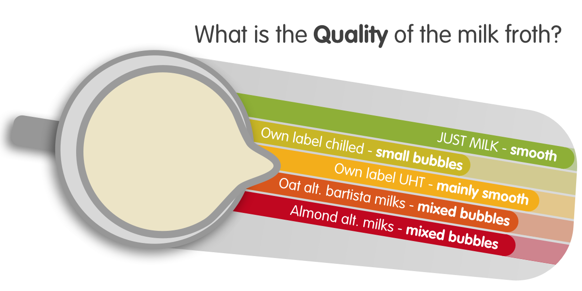 How creamy was the milk froth?