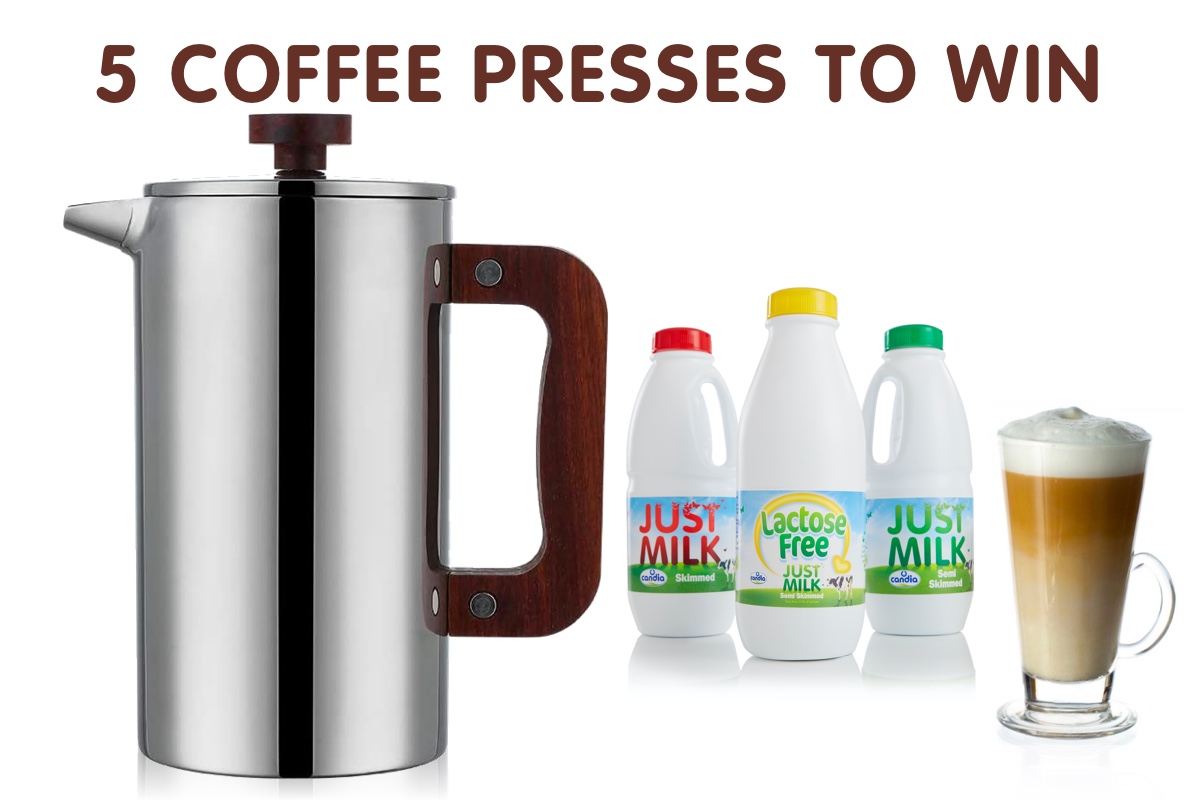 win one of 5 coffee presses