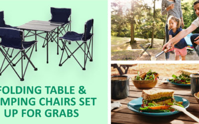 Folding camping table and chair sets winners
