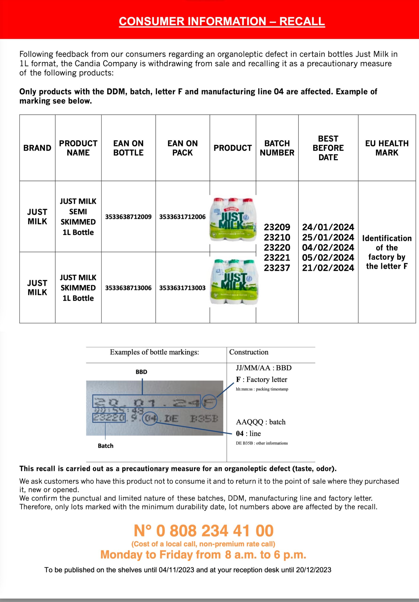 consumer info recall